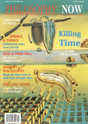 Dali’nin “Belleğin Azminin Dağılışı” (1954) tablosunu yayınlayan 1998 Philosophy Now kapağı.