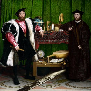 "The Ambassadors" (Elçiler), Hans Holbein (1497 – 1543)