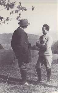 Edmund Husserl ve Martin Heidegger, St. Märgen 1921.